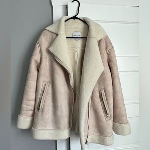 Beige Teddy winter coat